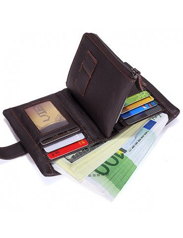 Men Genuine Leather Card Holder High-end Wallet Purse